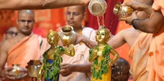 बलराम पूर्णिमा के साथ गुप्त वृंदावन धाम में हुआ जन्माष्टमी महोत्सवों का आगाज