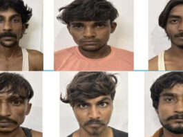 नकबजनी करने वाले अंतरराज्यीय गैंग के छह सदस्य गिरफ्तार