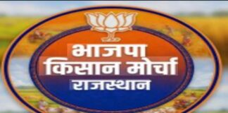 भाजपा किसान मोर्चा राजस्थान की नई प्रदेश कार्यकारिणी घोषित BJP Kisan Morcha