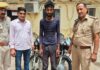बाइक चुराने वाला शातिर गिरफ्तार