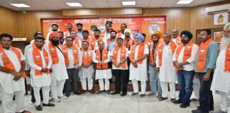 भारतीय किसान यूनियन के जिलाध्यक्ष संदीप सिंह केरा सहित 31 कार्यकर्ता भाजपा में शामिल