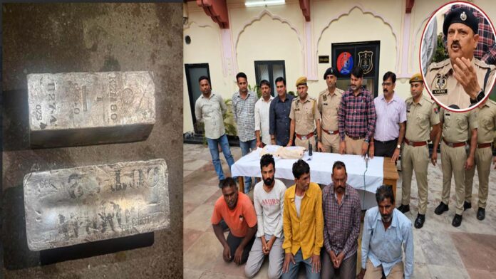 Five arrested with 66.4 kg of silver Five arrested with 66.4 kg of silver