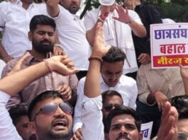 छात्रसंघ चुनाव बहाली को लेकर जयपुर में बवाल: विधानसभा कूच पर पुलिस से भिड़े छात्र