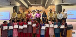 400 छात्राओं को सड़क सुरक्षा और सीपीआर का दिया प्रशिक्षण