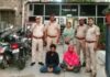 दर्शन के बहाने मंदिरों में चोरी करने वाले पति-पत्नी गिरफ्तार