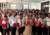 अर्थ सहित श्री हनुमान चालीसा का सामूहिक पाठ आयोजित Mass recitation of Shri Hanuman Chalisa with its meaning organized.