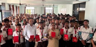 अर्थ सहित श्री हनुमान चालीसा का सामूहिक पाठ आयोजित Mass recitation of Shri Hanuman Chalisa with its meaning organized.