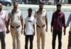 नर्सरी के पास जुआ खेलते तीन सटोरिए गिरफ्तार Three gamblers arrested near the nursery.