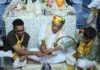 देवस्थान मंत्री जोराराम कुमावत ने किया रुद्राभिषेक