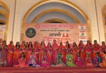 ‘आपणी घूमर’ में सजी राजस्थानी संस्कृति की छटा