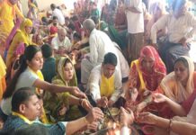 गोविंद देवजी मंदिर परिसर में पंच कुंडीय गायत्री महायज्ञ का आयोजन