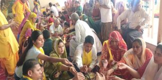 गोविंद देवजी मंदिर परिसर में पंच कुंडीय गायत्री महायज्ञ का आयोजन