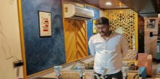 कैफे में चल रहा था अवैध हुक्का बार: पुलिस ने छापेमारी कर संचालक को दबोचा