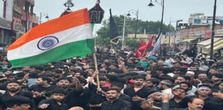 चेहल्लुम पर शोहदा-ए-कर्बला को अकीदत से किया याद Martyrs of Karbala remembered with reverence on Chehlum.