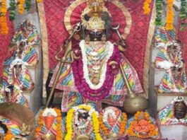 श्री सिद्धपीठ शनिधाम नवग्रह मंदिर का पाटोत्सव में 551 किलो दूध से हुआ अभिषेक Patotsav of Shri Siddhpeeth Shanidham Navagraha Temple