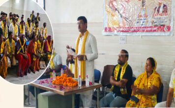 निकाय-पंचायत चुनाव की तैयारी में जुटी सुभासपा: संगठन मजबूत करने पर जोर Subhaspa gears up for local body and panchayat elections: Focus on strengthening the organization.