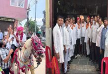 हलवाई कैटरर्स समिति चुनाव में रमेश्वर कसाना के समर्थन में जुटे समर्थक