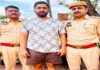 हथियार के दम पर सटोरियों और व्यापारियों से अवैध वसूली करने वाला बदमाश गिरफ्तार