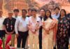 कोफू मेयर युइची हिगुची से पूर्व महापौर डॉ. सौम्या गुर्जर की आत्मीय मुलाकात A cordial meeting between former Mayor Dr. Soumya Gurjar and Kofu Mayor Yuichi Higuchi.