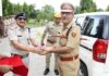 आईपीएस रेवंत दान ने संभाली एसडीआरएफ की कमान: गाडोता मुख्यालय का किया निरीक्षण IPS Revant Dan takes charge of SDRF; inspects Gadota headquarters.