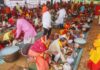 151 जोड़ों ने एक साथ किया पार्थिव शिवलिंग महारुद्राभिषेक