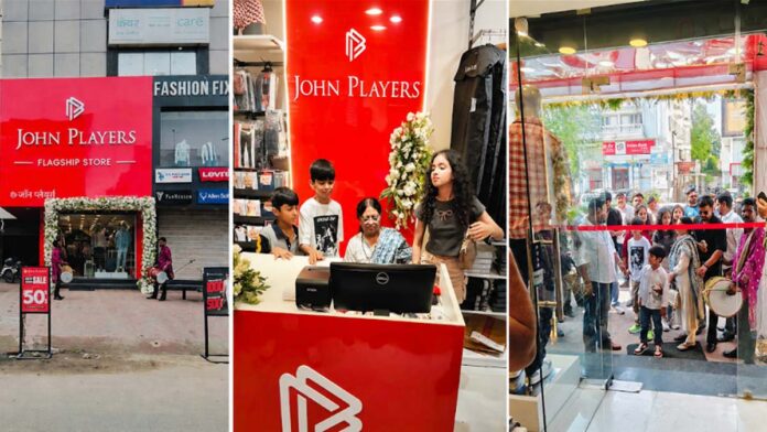 john John Players' flagship store opened in Vaishali Nagar.