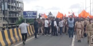 यूजीसी नियमों के खिलाफ जयपुर में गरजी करणी सेना Karni Sena lashes out in Jaipur against UGC norms.