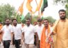 गलता तीर्थ से गाजे-बाजे के साथ निकली कावड़ एवं कलश यात्रा, जगह-जगह हुआ स्वागत