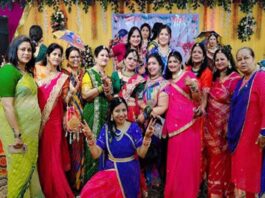 लोक नृत्य और लहरिया के रंग में रंगा तीज महोत्सव, वंदना बनीं ‘लहरिया क्वीन’ Teej festival steeped in the colors of folk dance and *Leheriya*