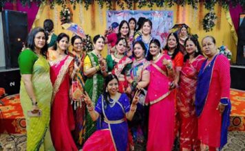 लोक नृत्य और लहरिया के रंग में रंगा तीज महोत्सव, वंदना बनीं ‘लहरिया क्वीन’ Teej festival steeped in the colors of folk dance and *Leheriya*