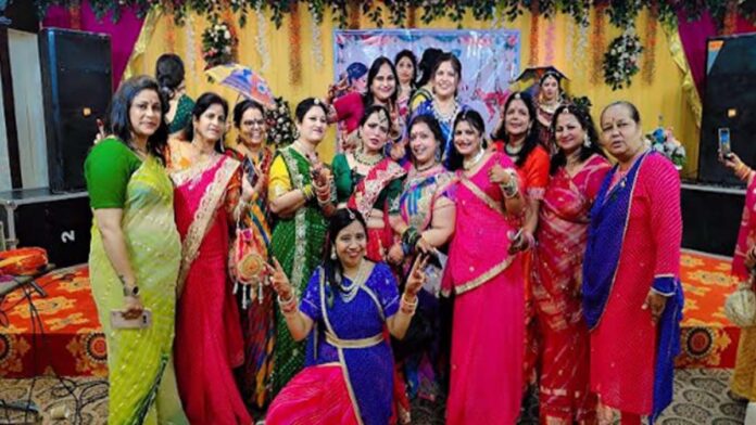 Teej festival steeped in the colors of folk dance and *Leheriya* Teej festival steeped in the colors of folk dance and *Leheriya*