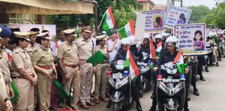 ‘महिला सुरक्षा संकल्प’ की रही गूंज: वाहन रैली से दिया सुरक्षा-सम्मान का संदेश