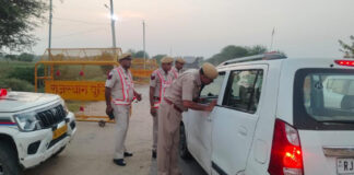 निकाय चुनाव से पहले राजस्थान पुलिस का बड़ा एक्शन: 929 स्थानों पर नाकाबंदी कर 50 हजार 662 वाहनों की जांच