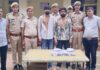 पुलिस ने नाकाबंदी अवैध हथियार के साथ दो बदमाशों को धर-दबोचा