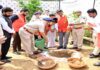 गृह रक्षा प्रशिक्षण केंद्र में ‘हरियालो राजस्थान’ के तहत हुआ पौधारोपण