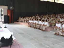 पुलिस लाइन में 200 पुलिसकर्मियों ने लिया युवा एवं खेल भावना जागरूकता कार्यक्रम में हिस्सा