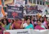 प्रसूताओं की मौत और महिला अपराधों के विरोध में महिला कांग्रेस का पैदल मार्च