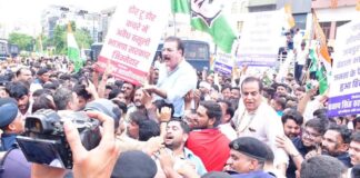 जयपुर की बदहाली पर कांग्रेस का हल्लाबोल: निगम-जेडीए घेराव को लेकर पुलिस से टकराव Congress launches a scathing attack over Jaipur's dilapidated state.