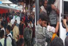 रक्षाबंधन से पहले रेलवे स्टेशन और बस स्टैंड पर उमड़ी भीड़