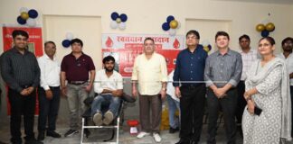 ब्लड डोनेशन कैंप में 500 से अधिक यूनिट रक्त एकत्रित