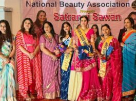 ‘सतरंगी सावन’ लहरिया उत्सव में आकांक्षा जांगिड़ बनीं मिस सावन क्वीन Akanksha Jangid crowned Miss Sawan Queen at the ‘Satrangi Sawan’ Lahariya Festival.
