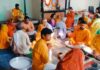 सावन के पावन अवसर पर सांगानेर के गायत्री चेतना केंद्र में हुआ भव्य रुद्राभिषेक