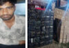 चंडीगढ़ से गुजरात जा रही 60 लाख की अवैध शराब पकड़ी Illicit liquor worth ₹60 lakh, being transported from Chandigarh to Gujarat, seized.