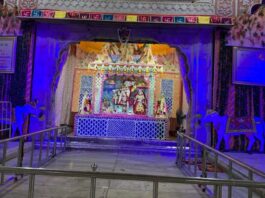 बाबा श्याम 11 किलो चांदी के भव्य झूले में विराजे