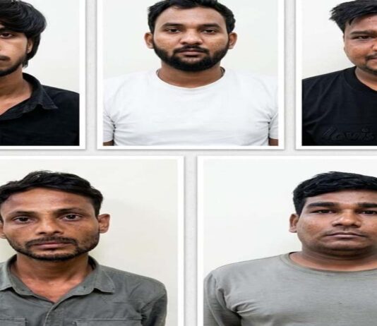 अंतरराष्ट्रीय साइबर स्लेवरी गिरोह के पांच आरोपी गिरफ्तार
