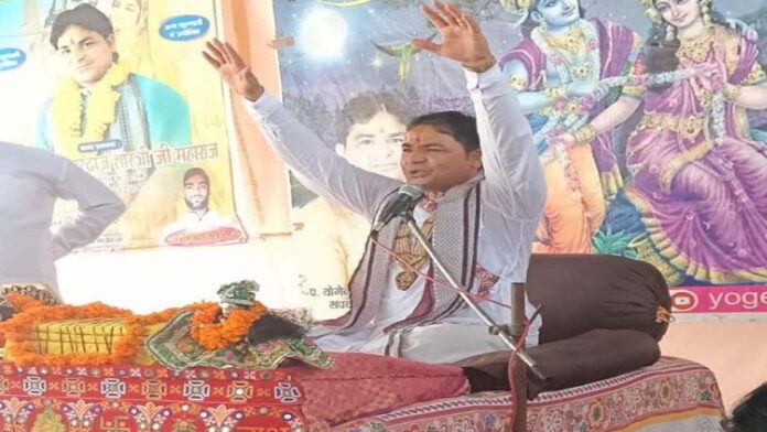 Shrimad Bhagwat Katha begins at Nakti Mata Temple. Shrimad Bhagwat Katha begins at Nakti Mata Temple.