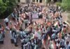 तिरंगे के साथ स्वच्छता का संदेश: सात सौ विद्यार्थियों ने निकाली जागरूकता रैली