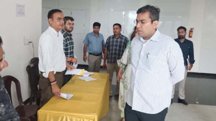 Training of polling parties for civic body elections begins. Training of polling parties for civic body elections begins.