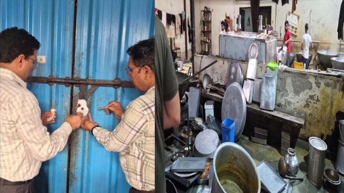 Unlicensed sweet manufacturing unit sealed; 275 kg of food products seized. Unlicensed sweet manufacturing unit sealed; 275 kg of food products seized.