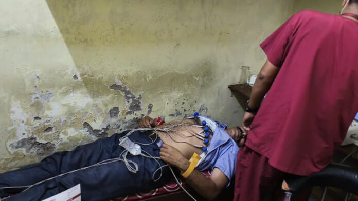 Health check-ups conducted for over 400 police personnel. Health check-ups conducted for over 400 police personnel.